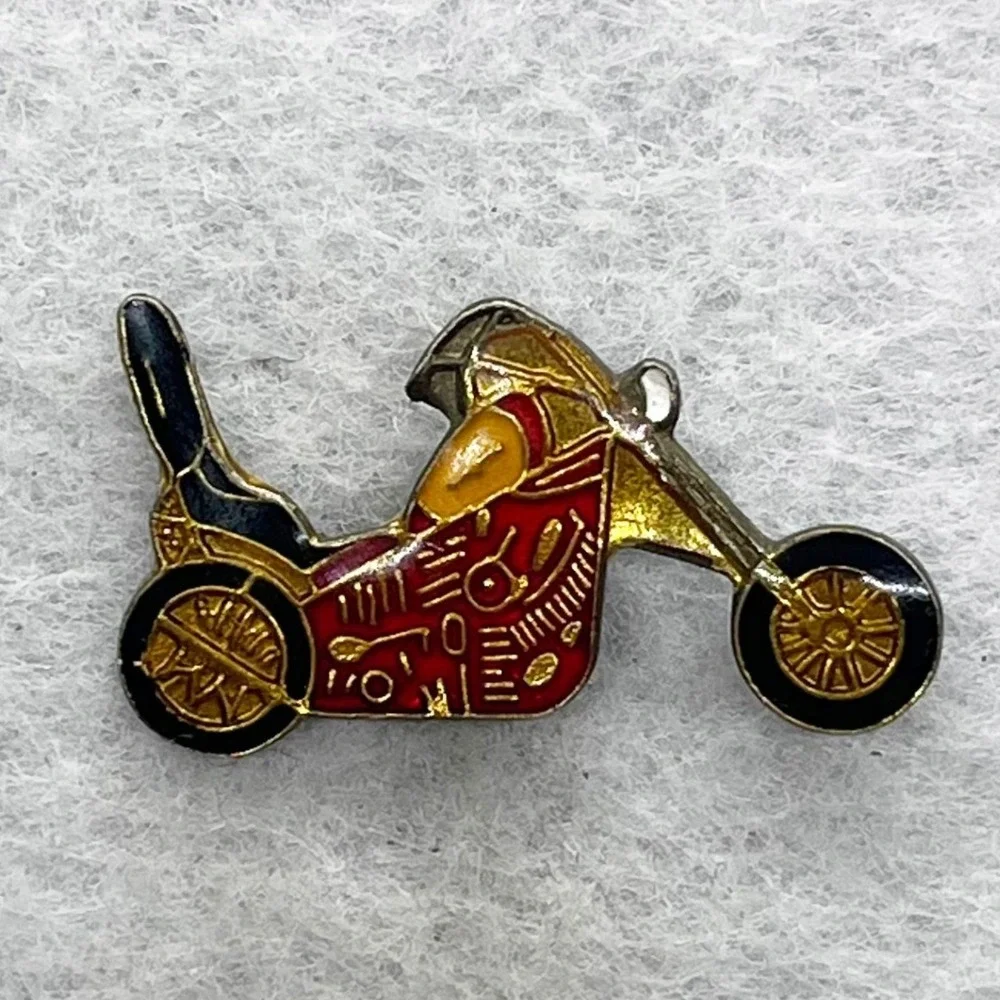 🔮 5/$25 Vintage‎ Chopper Motorcycle Pin